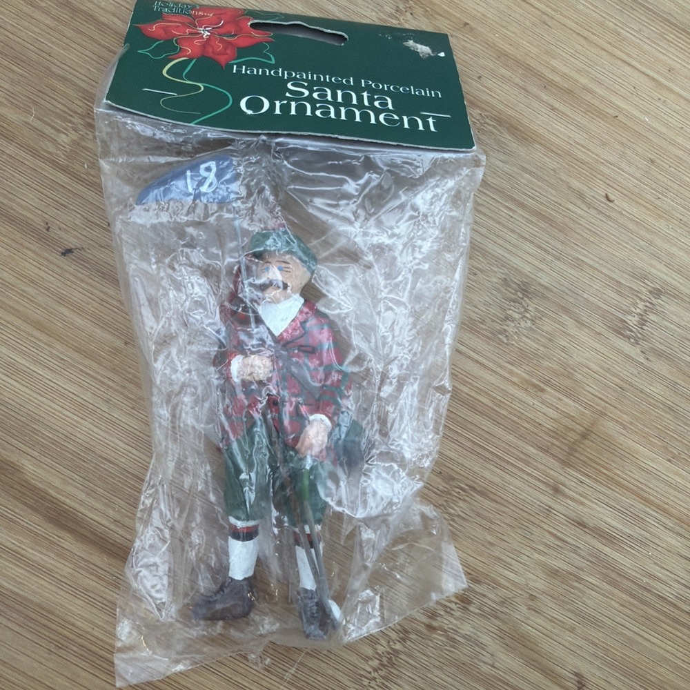 Golf Ornament Hole 18 Golfing Christmas Ornament B67 New